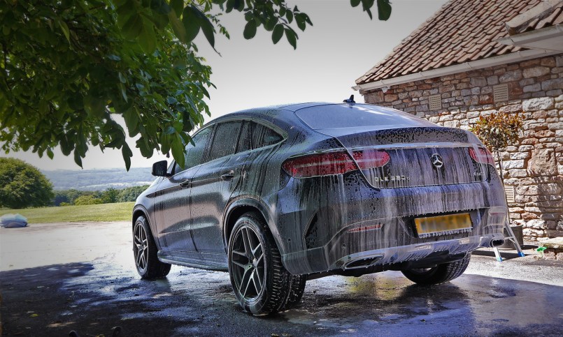 Mercedes during valet, Birstol Car Cleaning