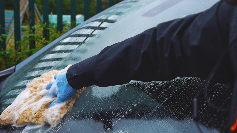 Glass Cleaning Wash Mitt